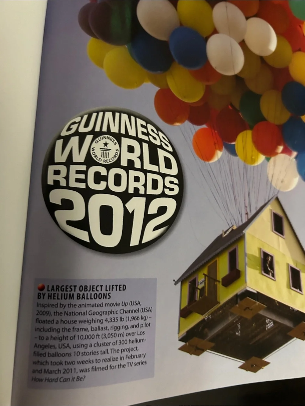 2012 Guinness World Records Hardcover Book Used